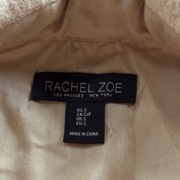 Rachel Zoe Cream Button-Front Shacket - Picture 2 of 4